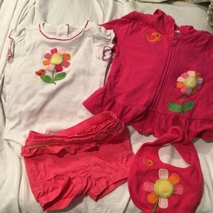 Gymboree 12-18 bundle hot pink bundle euc